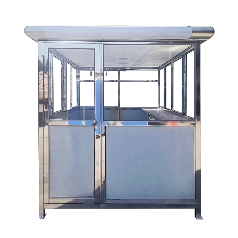 1.2m/1.5m/2m/2.5m Outdoor Steel Frame Custom Modular Mobile Modern Portable Prefab Sentry Kiosk for Prefabricated Booth Security Guard House
