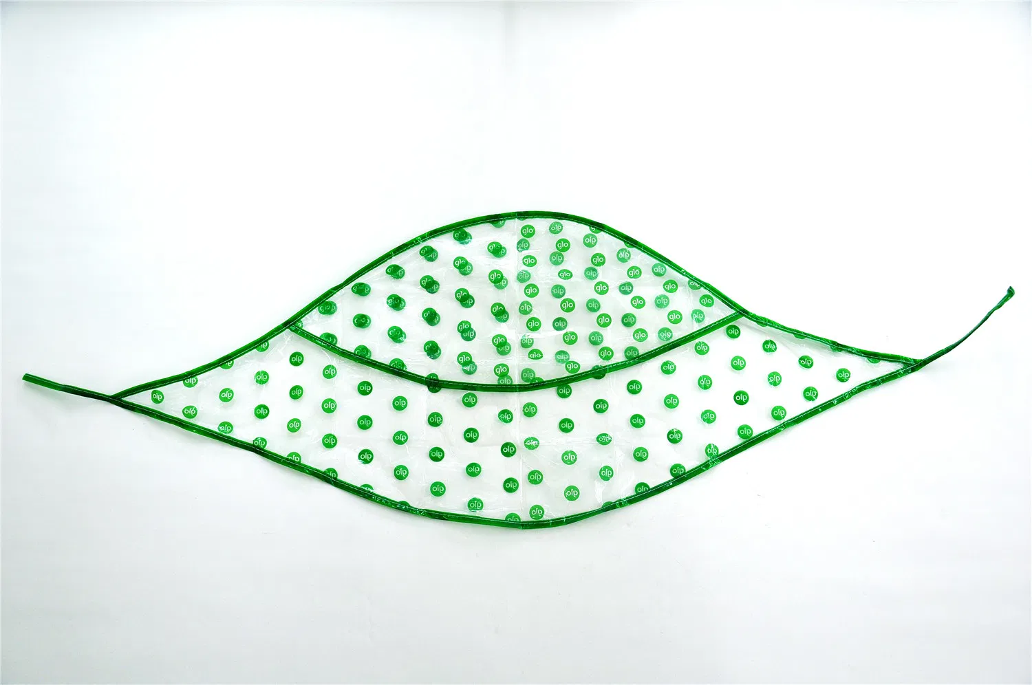 Printing Green Logo PE Rain Hat