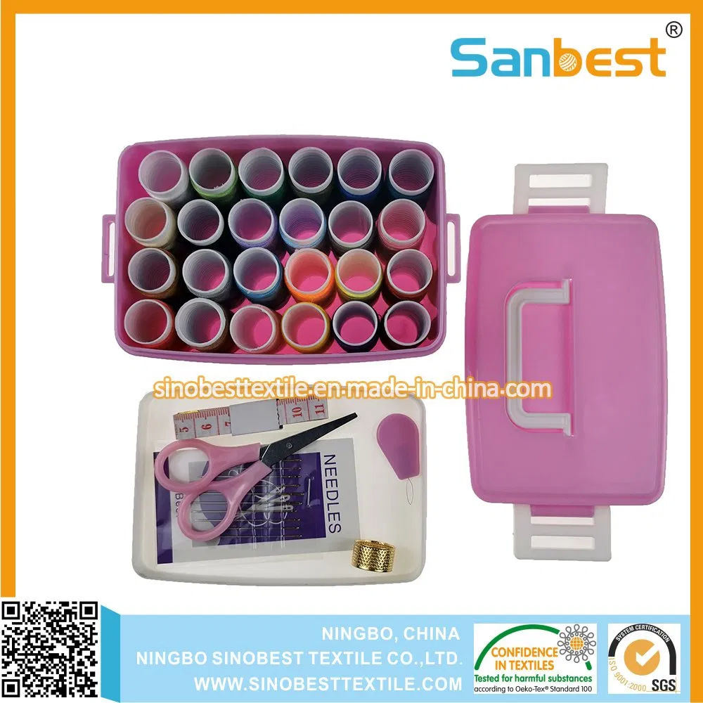 Sewing Set with 24 Colors Thread for Household