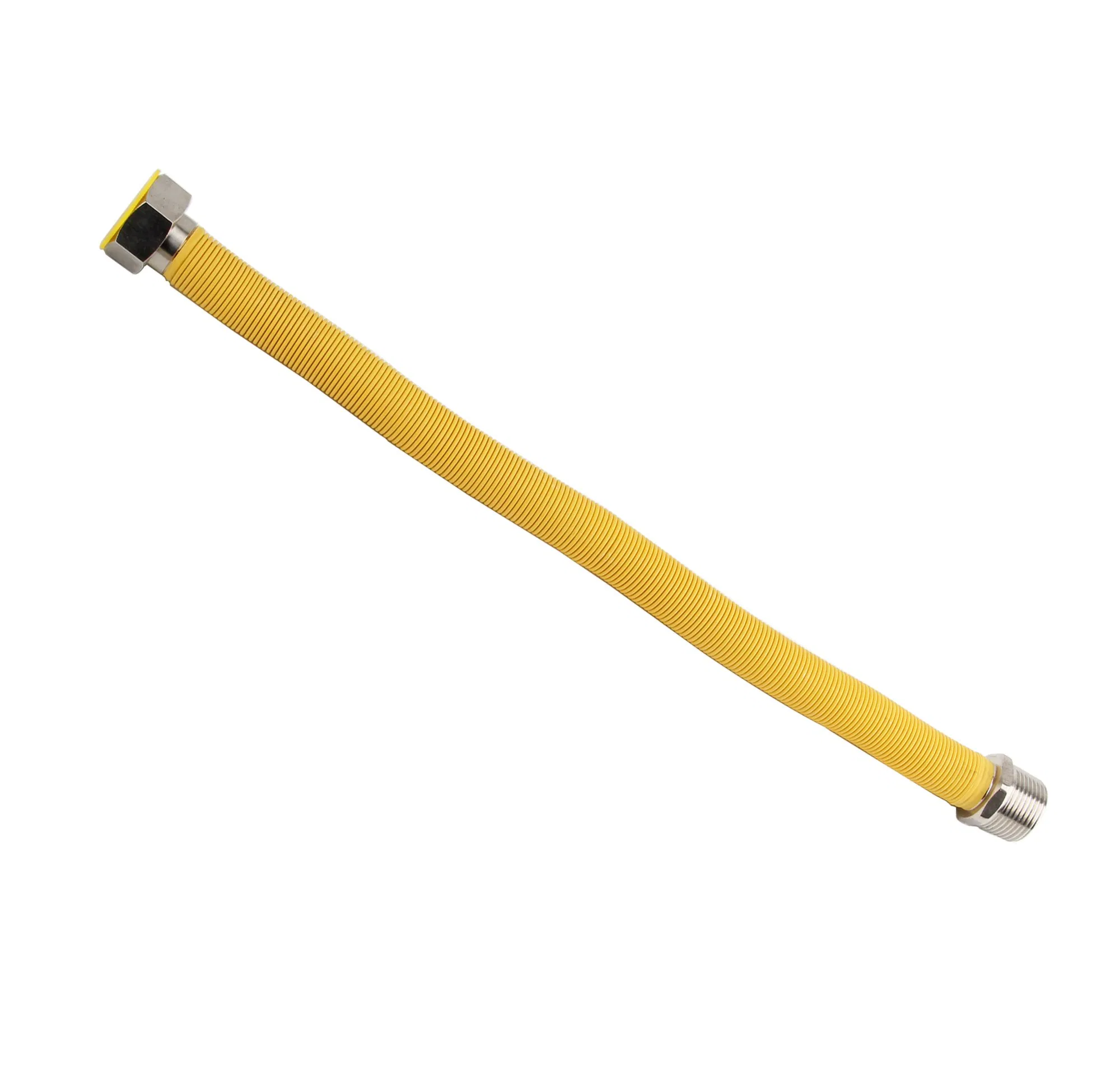 Durable Stainless Steel Corrugated Connector with Yellow PE Covering