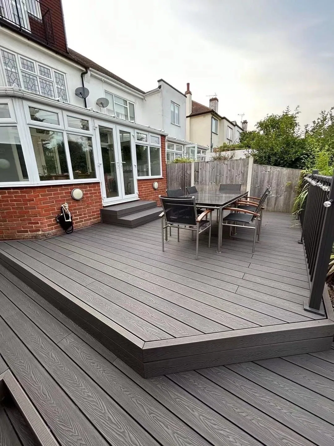 Водостойкая WPC панель 3D с тиснением для сада и улицы