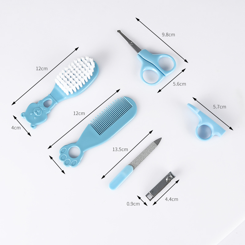 Top Sale Portable Newborn Baby 6PCS Healthcare Grooming Care Kit