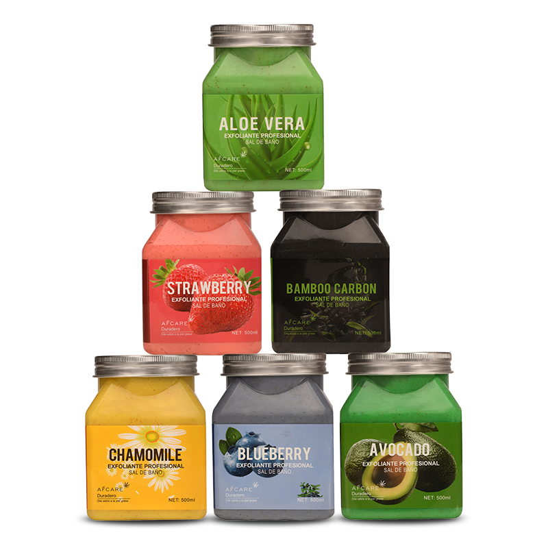Customs Logo Private Label Avocado Scrub Organic Nature Whitening Exfoliating Cleansing Scrub