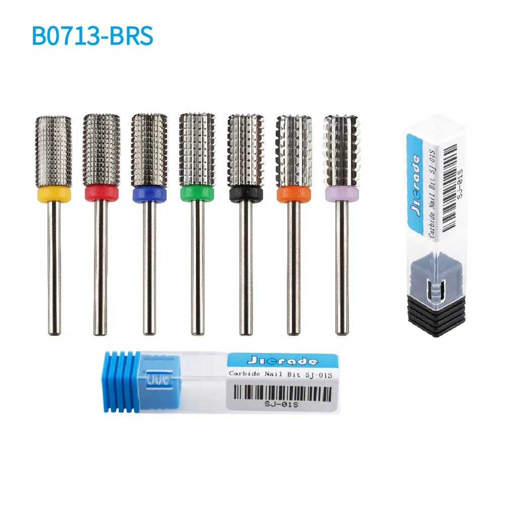 Two Way Cylinder Barrel with Round Rim Cut Carbide Nail Bit