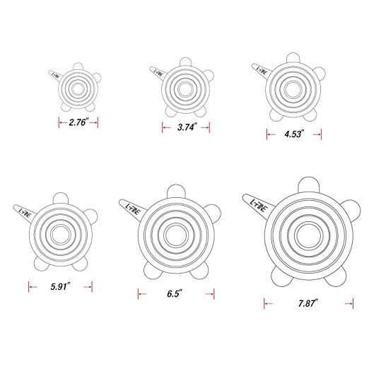 Fresh Cover Reusable Silicon Bowl Cover for Various Sizes