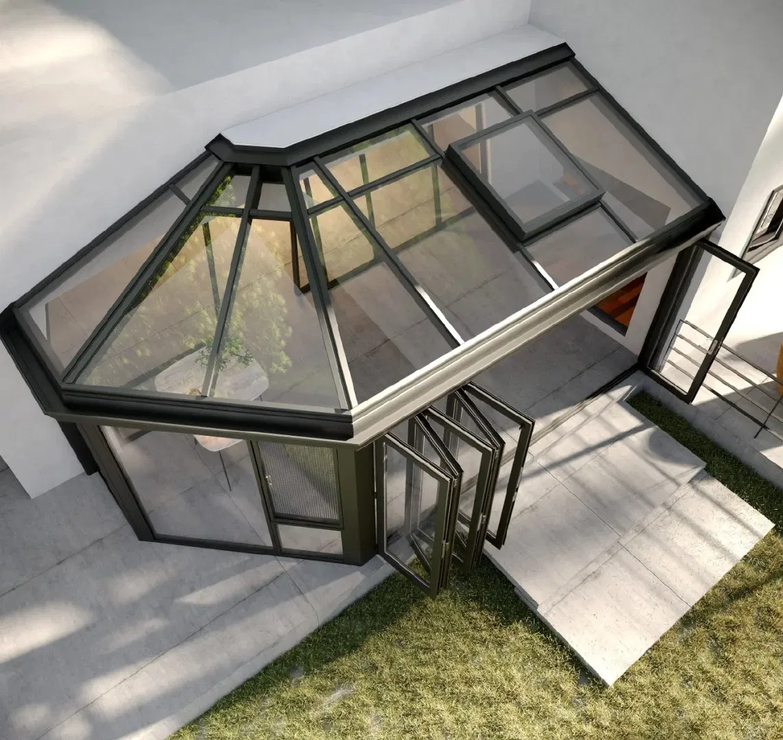Customized Outdoor Soundproof and Heat-Insulated Sealed Aluminum Alloy Glass Sunroom