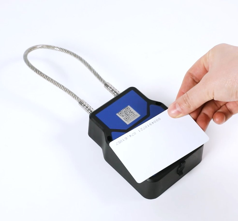 Small Smart Seal GPS Lock with BLE Unlocking