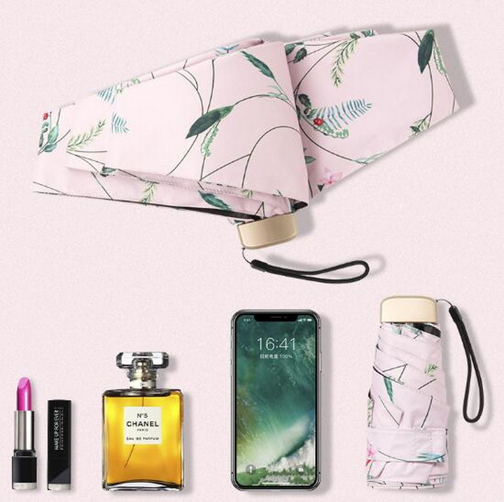 Мини зонт 5-сложений Super Light Sunny UV