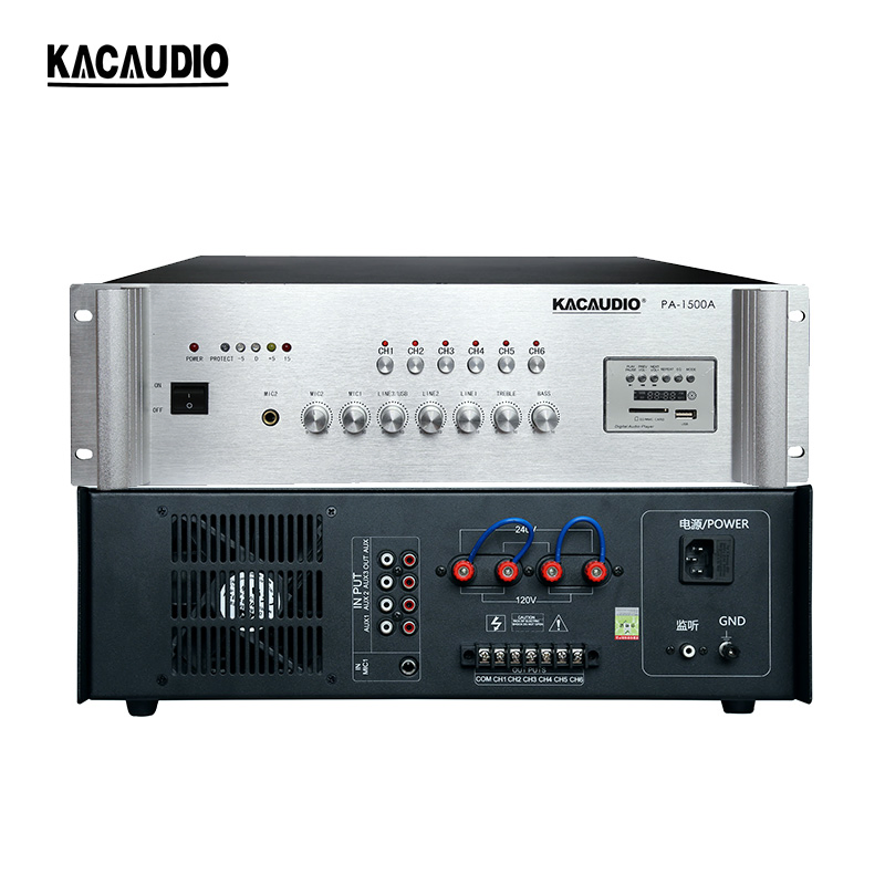 6 Channel 1500 Watt Public Address Hot Sale Power Amplifier with Competitive Price