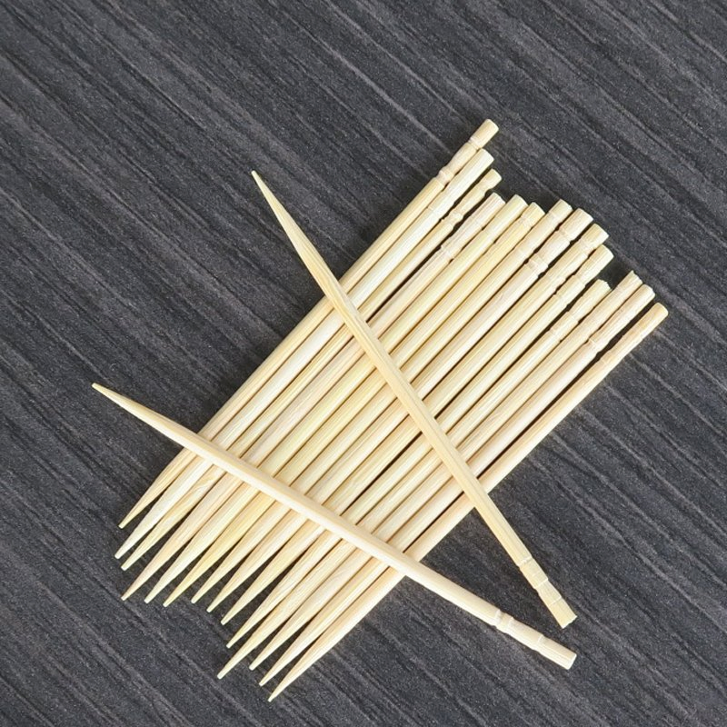 Custom Bamboo Wooden Toothpicks Individually Wrapped Single Packed Advertisement Mint Wood Toothpick with Logo