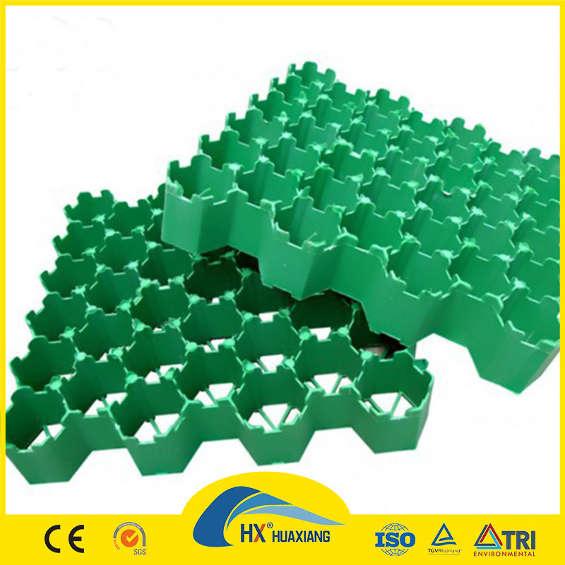 Smooth Textured Honeycomb Grid Manufacturer Perforated HDPE Geocell Concrete Grass Pavers