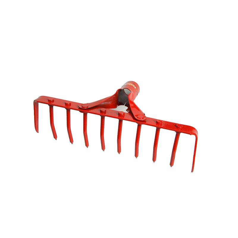 Hautine R103 Type Lawn Rake and Red Painted