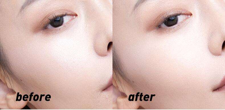 Heat-Discolorable Wet and Dry Dual-Use Powder Sponge