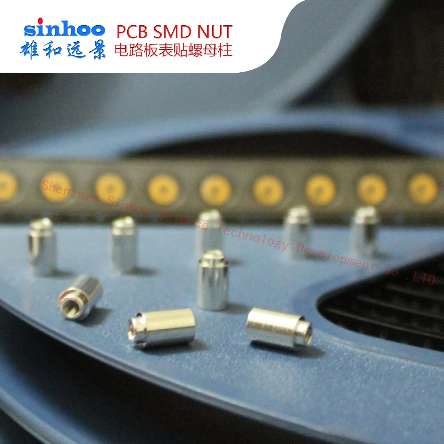 SMD Nut, Weld Nut, Smtso-M2-3et/Reelfast/Surface Mount Fasteners/SMT Standoff/SMT Nut Brass