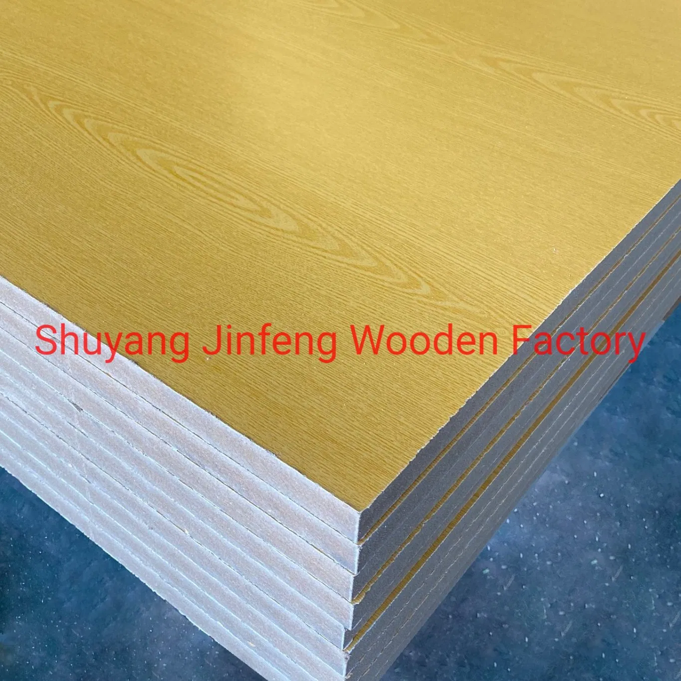 Beech Color Cw08 Cw09 Akala 1220*2440*15mm 16mm 17mm 18mm 25mm for Apartment School College Table Melaine MDF Board