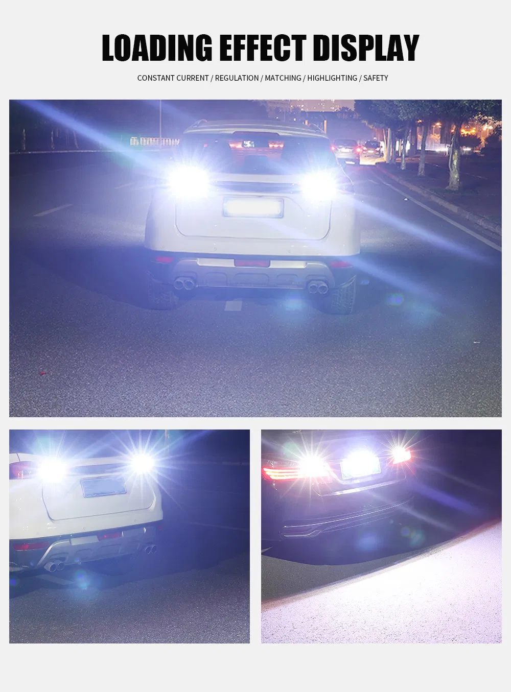 Светодиодная лампа CREE для авто: задний ход и стоп-сигнал