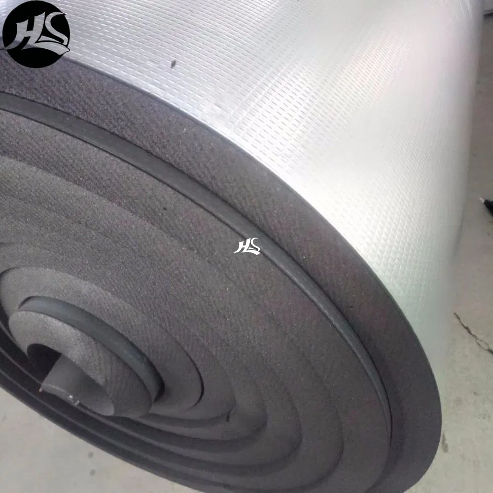 Rubber and Plastic Insulation Board Nitrile Rubber/PVC Customized Aluminum Foil Self-Adhesive Foam Roll Insulation Material