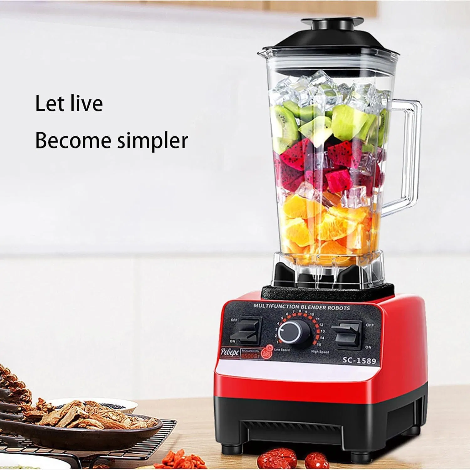 Home Appliances Double Cup Large Capacity Multifunctional High Speed Blender