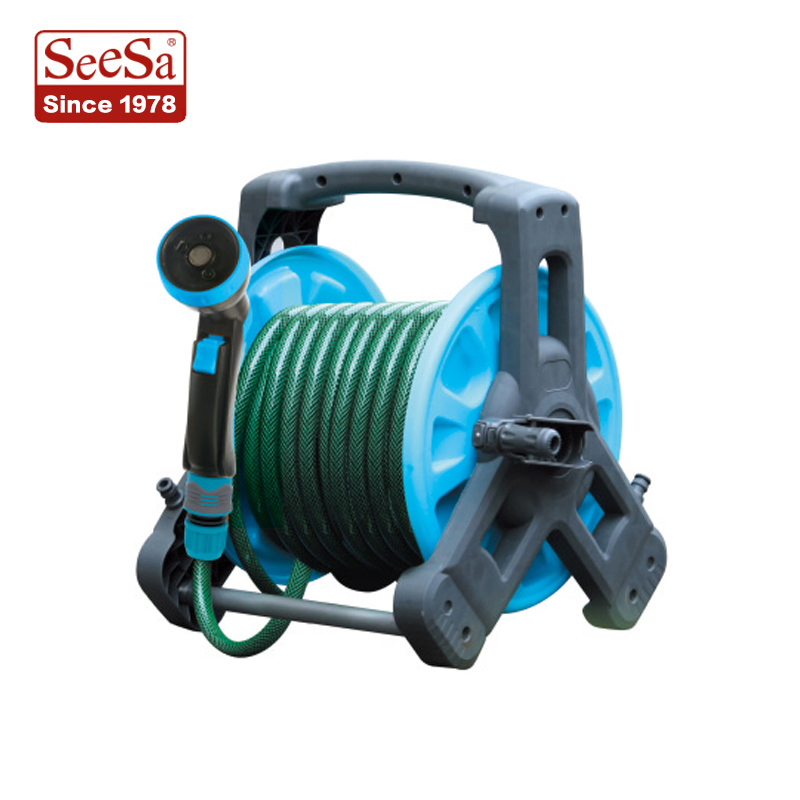 12 -15meter Seesa Box Cart Portable Hose Reel for Home Gardening
