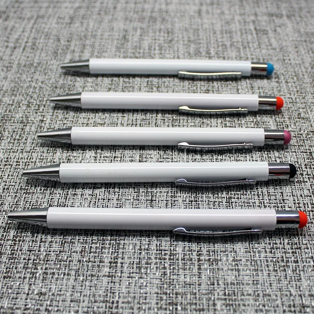New Stylus Touch Ball Pen with Aluminum Barrel for Logo Engraving