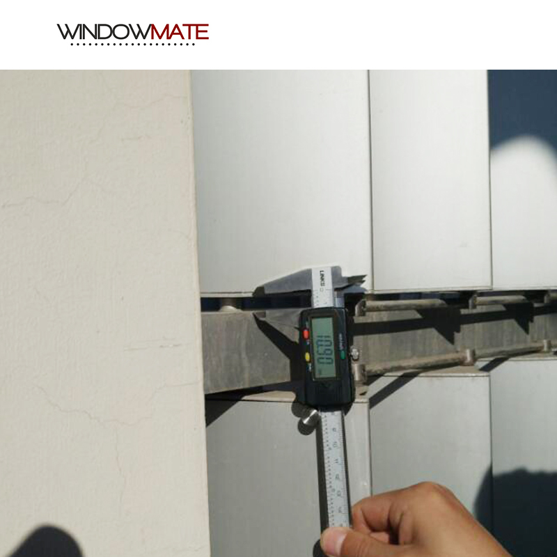 Office Building Wall Facade Decoration PVDF Coating Aluminum Metal Louver