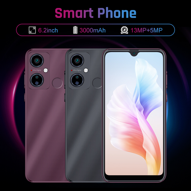 Hot Selling Phone 6.26 Inch Sc9863 Octa Core Android 3000mAh 13.0MP Mobile Cell Smart Phone Android Gaming Phone