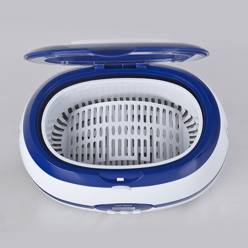 LED Display Timing Adjustable 600ml Ultrasonic Cleaner for Cleaning Glasses Jewelry Denture Watch