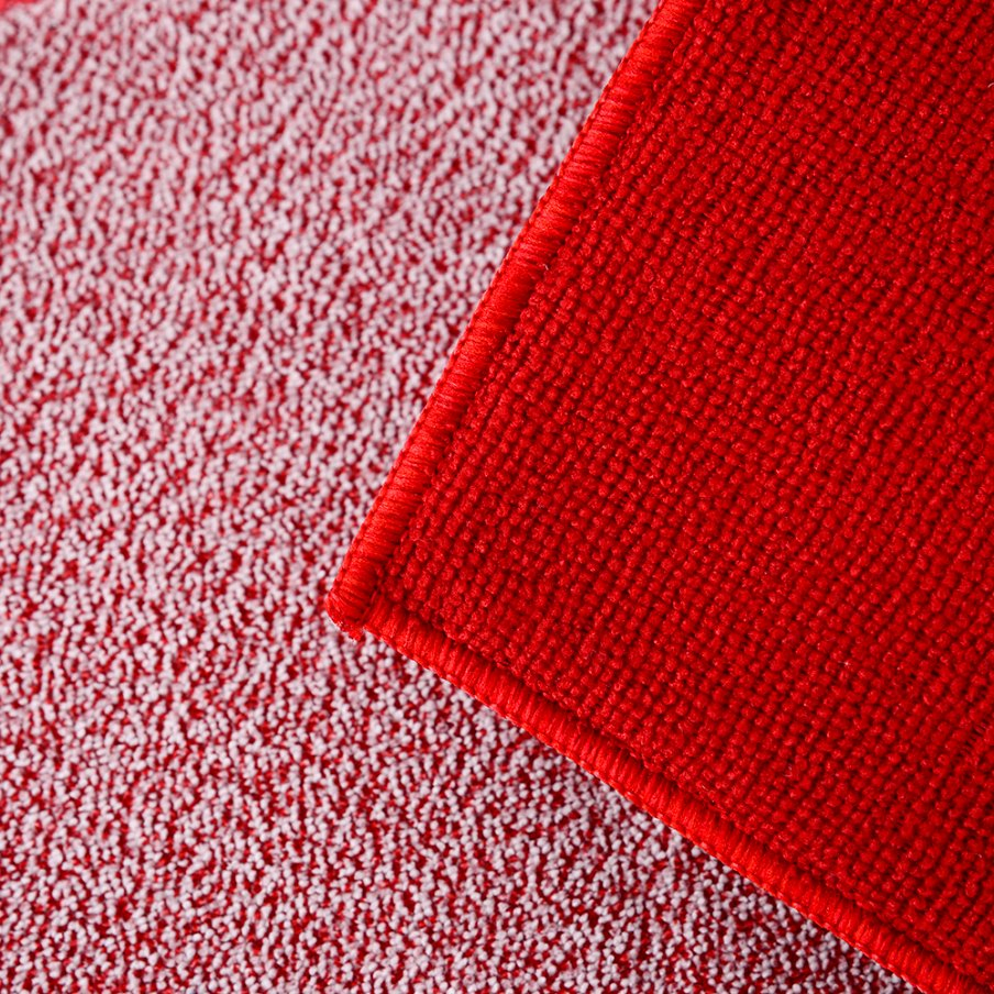 Chinese Factory Designs Red Polyester Specialized Wholesale Dish Drying Mat