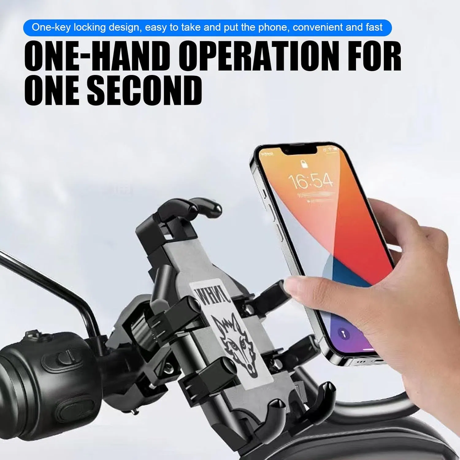 Bicycle Riding Bracket GPS Mount Handlebar Mirror Stand Universal Motorcycle Mobile Phone Holder