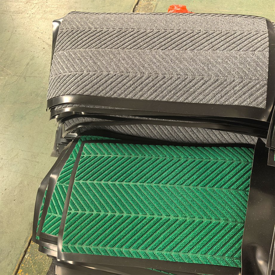 Front Door Mat Indoor Outdoor Entrance Waterproof Cut Loop Door Mat