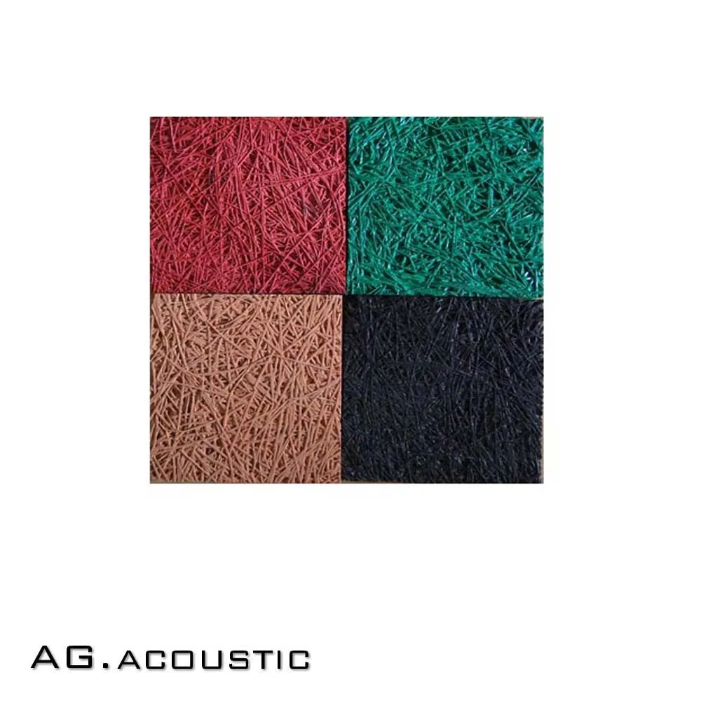 AG. Acoustic Eco Colored Painting Surface Wood Wool Acoustic Wall Ceiling Tiles