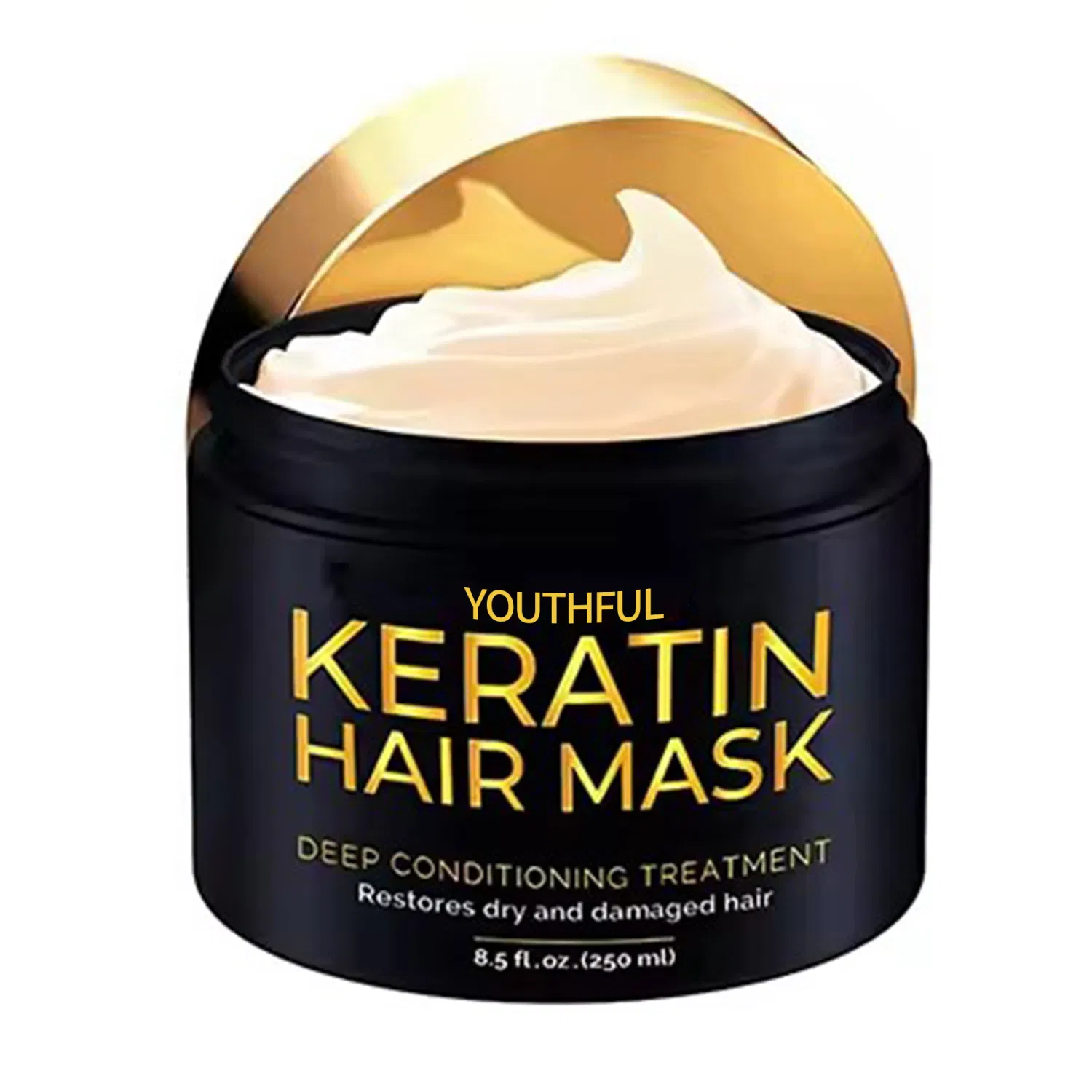Sulfate Free Anti-Frizz Moisturizing Smoothing Keratin Creamy Collagen Hair Mask