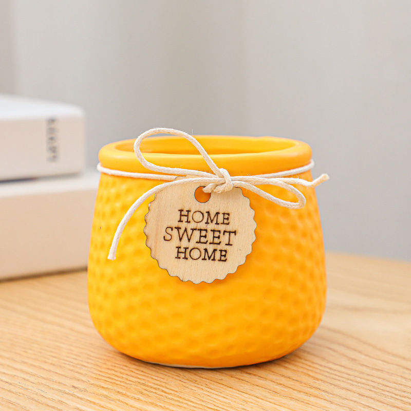 Горшок керамический зеленый корейский стиль матовая глазурь