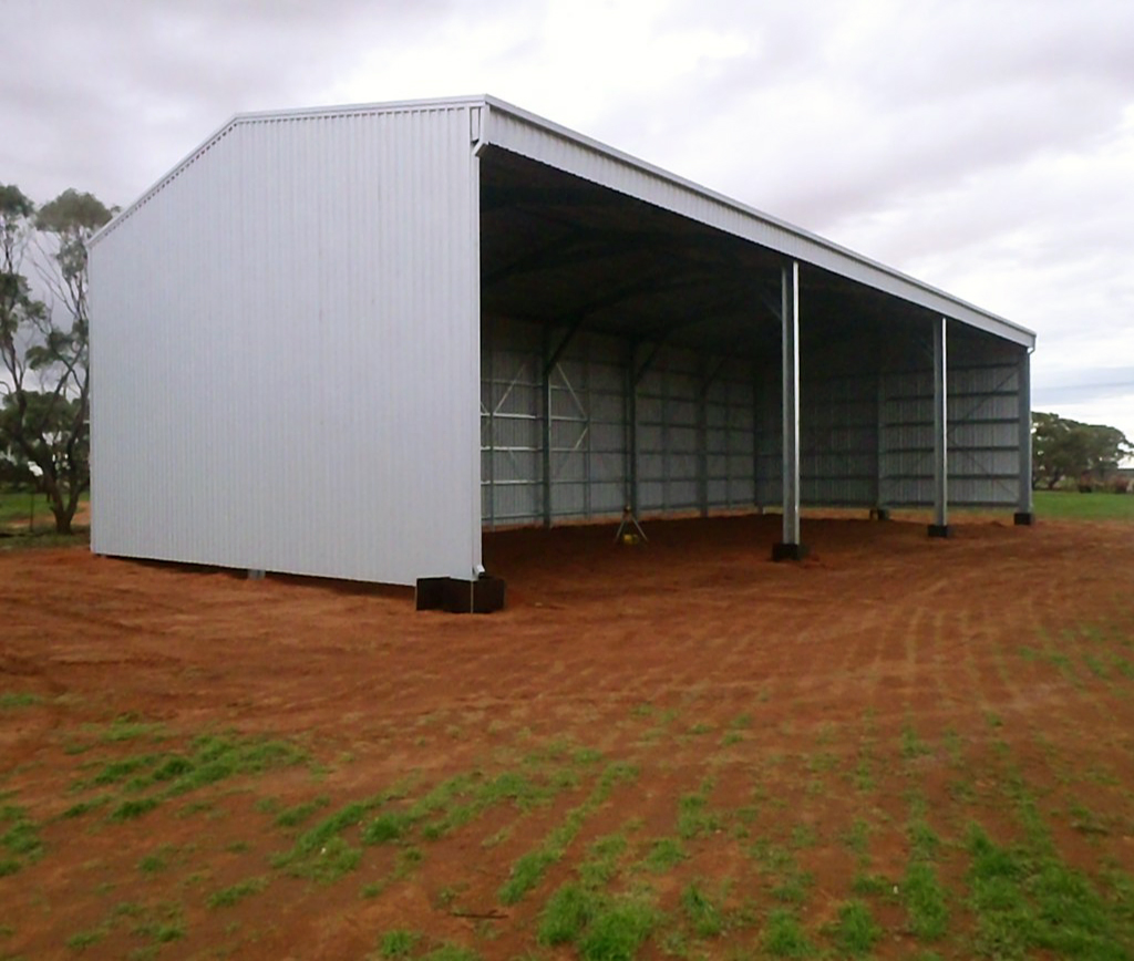 Light Steel Structure Factory Farm Hay Metal Shed (KXD-104)