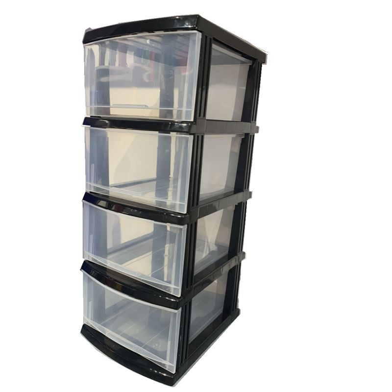 High Quality Transparent Plastic Home and Kitchen Storage Drawer