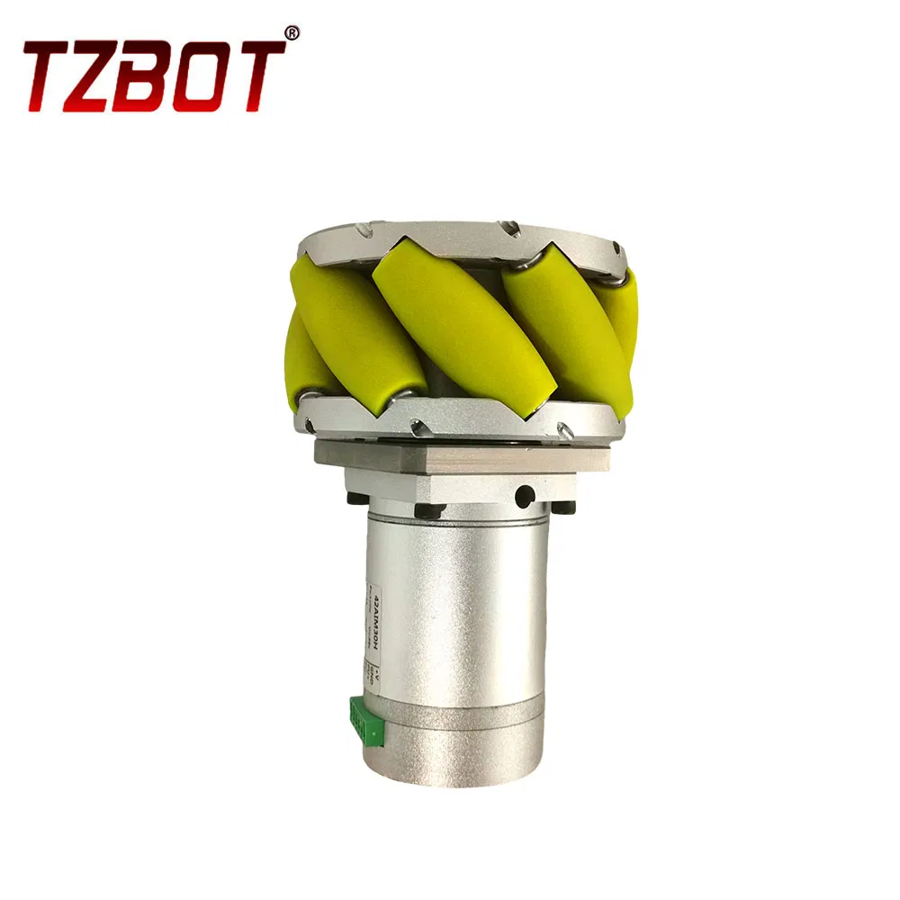 Tzbot New Tech 101 mm 200kg Load Omni Omnidirectional Mecanum Wheel with Encoder Motor
