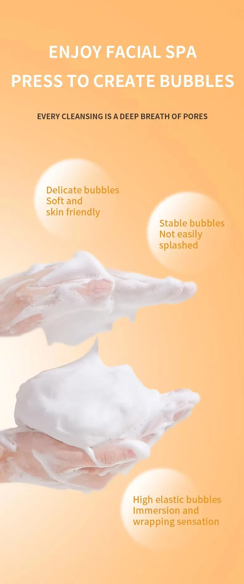 Gentle Organic Rice Water Foaming Cleanser Deep Cleansing Amino Acid Mousse Moisturizing Brightening Function for Face$1.67-2.37