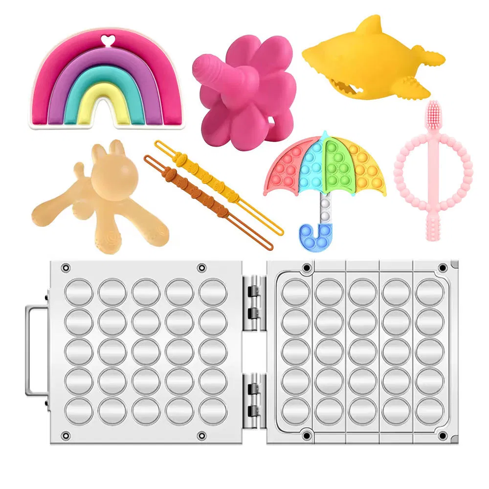 Food-Grade Silicone Rubber Children's Products Baby Skin-Friendly Silicone Items Custom Silicone Baby Pacifier Nipple Molds Manufacturer