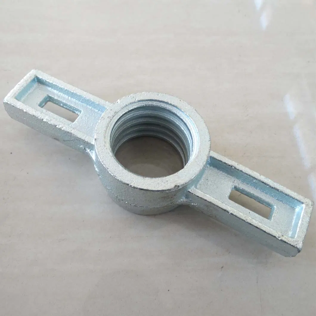 Construction Scaffolding Leveling Base Jack Wing Nut/Collar Nut Drop Forged