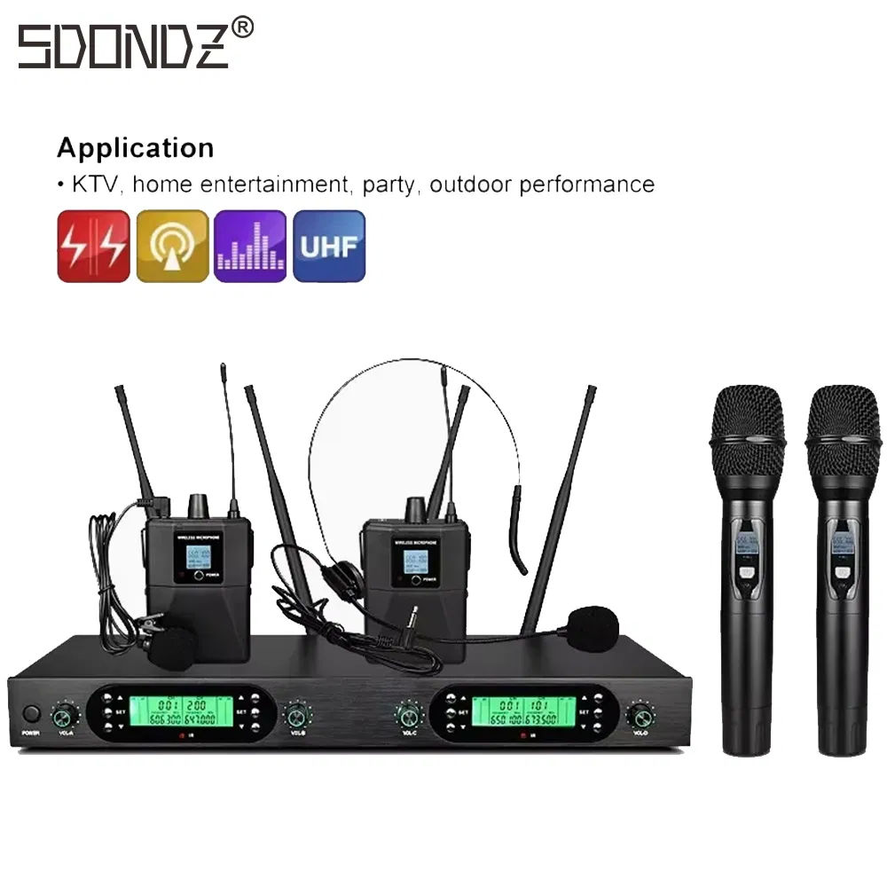 Высокочастотный беспроводной микрофон-петличка UHF