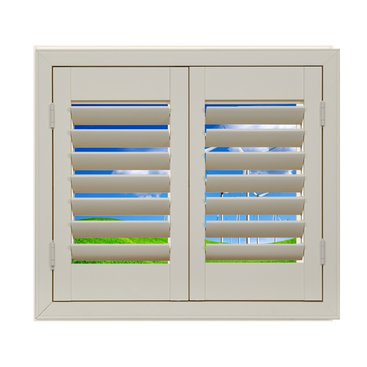 Customized Factory Outlet Plantation Shutters Painted Color Paulownia/Basswood/PVC Window Shutter