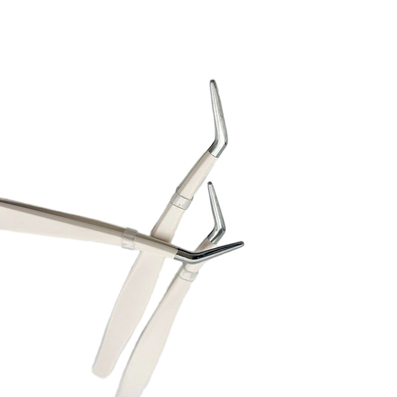 Custom Made Non-Deformation Curved Lash Tweezer Durable Stainless Steel Eyebrow Tweezer