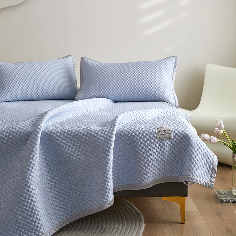 Wholesale Prices Simple Cool Feeling Ice Silk Washable Bedding Mat