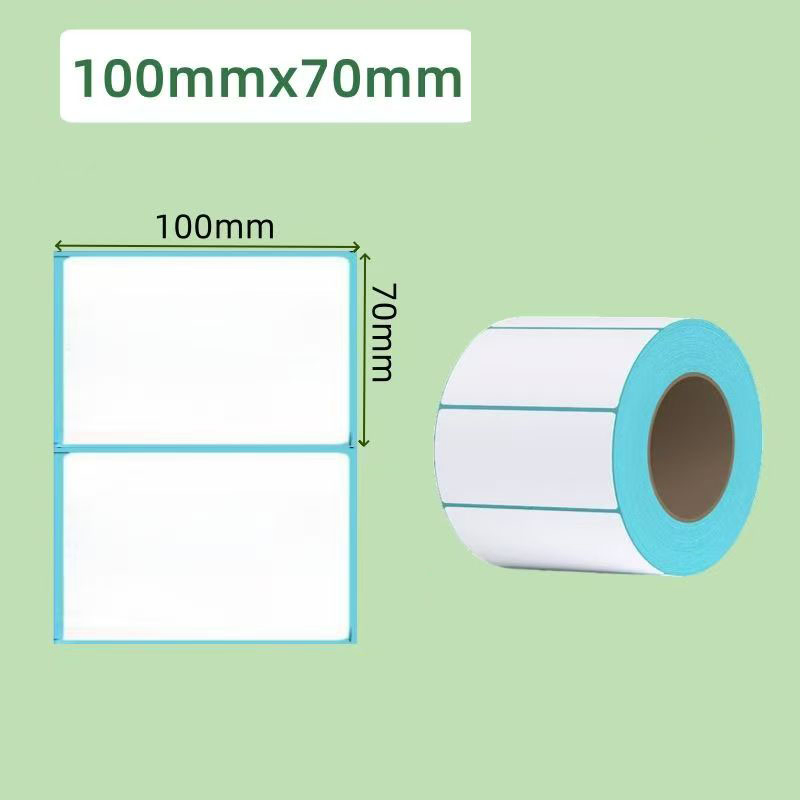 High Quality Three-Proof Thermal Self-Adhesive Label Paper Roll for Supermarket Labels (customizable in size)