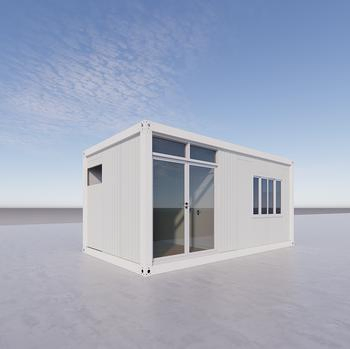High Quality Portable Hurricane Resistance Double Door 20 Feet Storage Caravan Mobile Office Hotel Tiny Detachable Container House