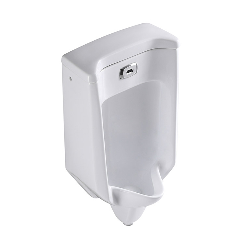 Modern and Sleek Bathroom Oval Urinal High-Quality Ceramic Automatic Flush Sensor Wall Hung Porcelain Wc Flush