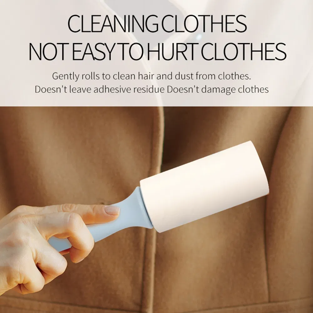 Reusable Pet Hair Roller Animal Fur Removal Tool Tear Paper Refill Pet Fur Remover Lint Roller for Clothes Furniture