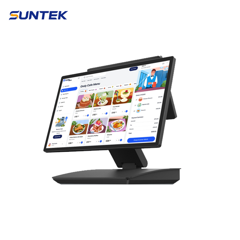 15.6 Inch Foldable Stand POS Cash Register Point of Sale System Suntek Sc2 OEM/ODM Sleek Minimalist Design Next-Gen Octa-Core