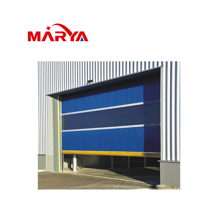 Marya Cleanroom Materials Fast Rolling Doors for Quick Access and Closure