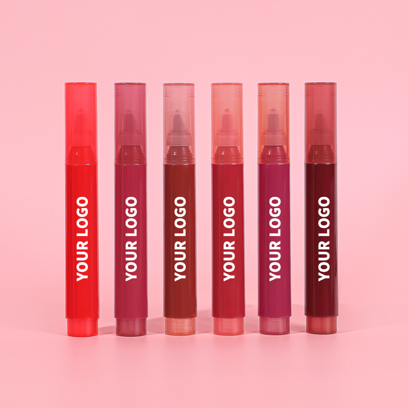 6colors Waterproof Lip Liner Custom Lip Makeup Wholesale Two in One Lipliner